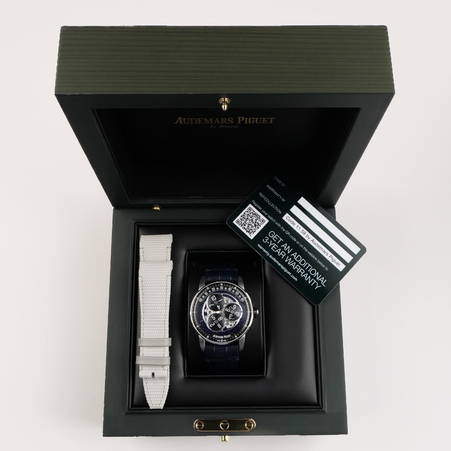 Audemars Piguet Code 11.59 15212NB.OO.A002KB.01 'Starwheel' White Gold Aventurine Dial (2025)