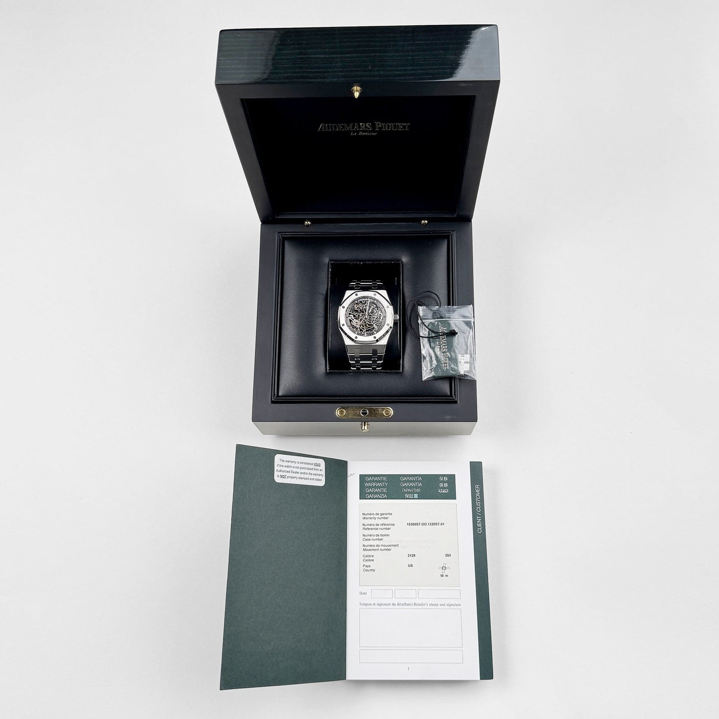 Audemars Piguet Royal Oak 15305ST.OO.1220ST.01 Stainless Steel Openworked Dial