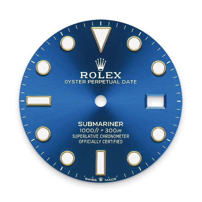 Rolex Submariner Date Or Cadran Bleu