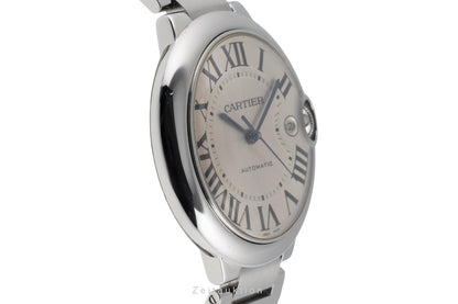 Cartier Ballon Bleu De Cartier Automatik Stahl Herrenuhr Ref. W69012Z4 B&P 2011 [2503754]