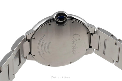 Cartier Ballon Bleu De Cartier Automatik Stahl Herrenuhr Ref. W69012Z4 B&P 2011 [2503754]