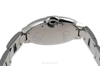 Cartier Ballon Bleu De Cartier Automatik Stahl Herrenuhr Ref. W69012Z4 B&P 2011 [2503754]
