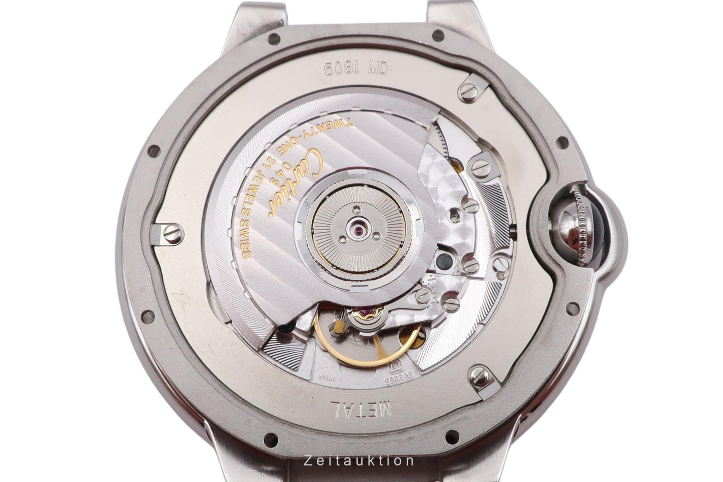 Cartier Ballon Bleu De Cartier Automatik Stahl Herrenuhr Ref. W69012Z4 B&P 2011 [2503754]