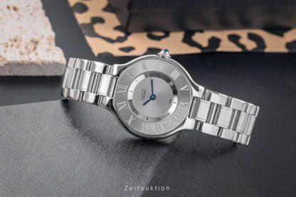 Cartier 21 must de Cartier SM Stahl Quarz Lady Damenuhr Ref. W10109T2 1340 [2504685]