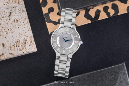 Cartier 21 must de Cartier SM Stahl Quarz Lady Damenuhr Ref. W10109T2 1340 [2504685]