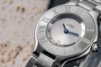 Cartier 21 must de Cartier SM Stahl Quarz Lady Damenuhr Ref. W10109T2 1340 [2504685]