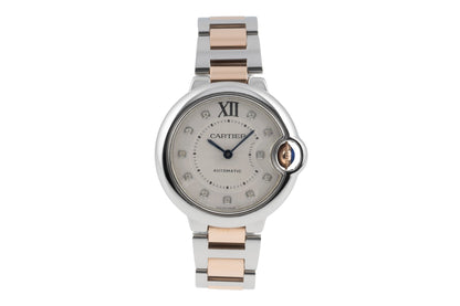 Cartier Bollon Bleu Diamant Zifferblatt Stahl Gold Automatik Ref. WE902044  [2506108]