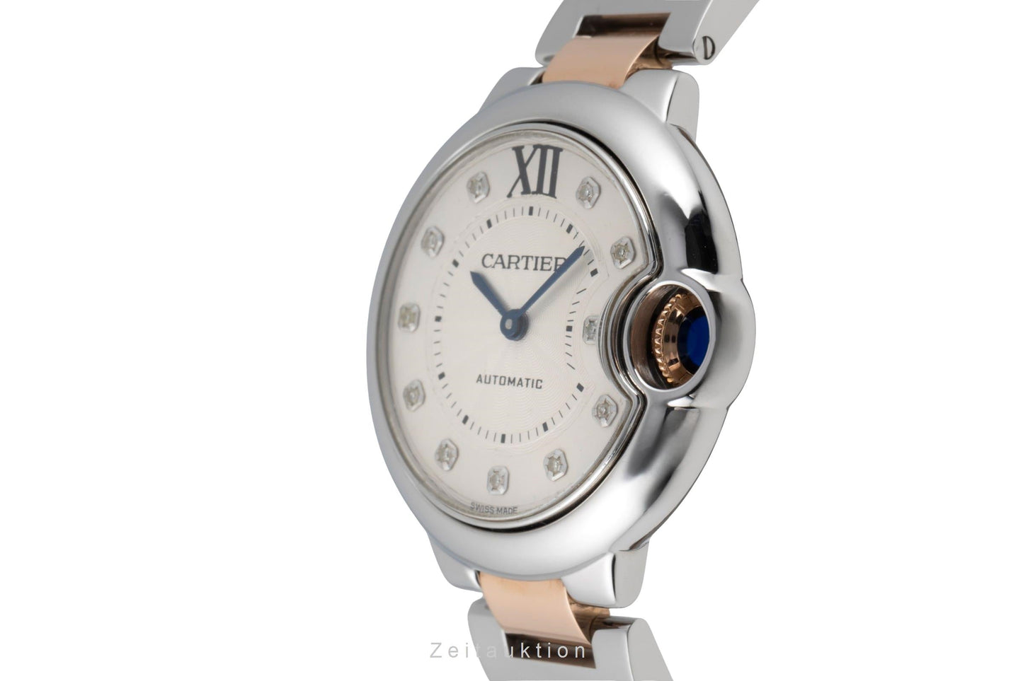Cartier Bollon Bleu Diamant Zifferblatt Stahl Gold Automatik Ref. WE902044  [2506108]
