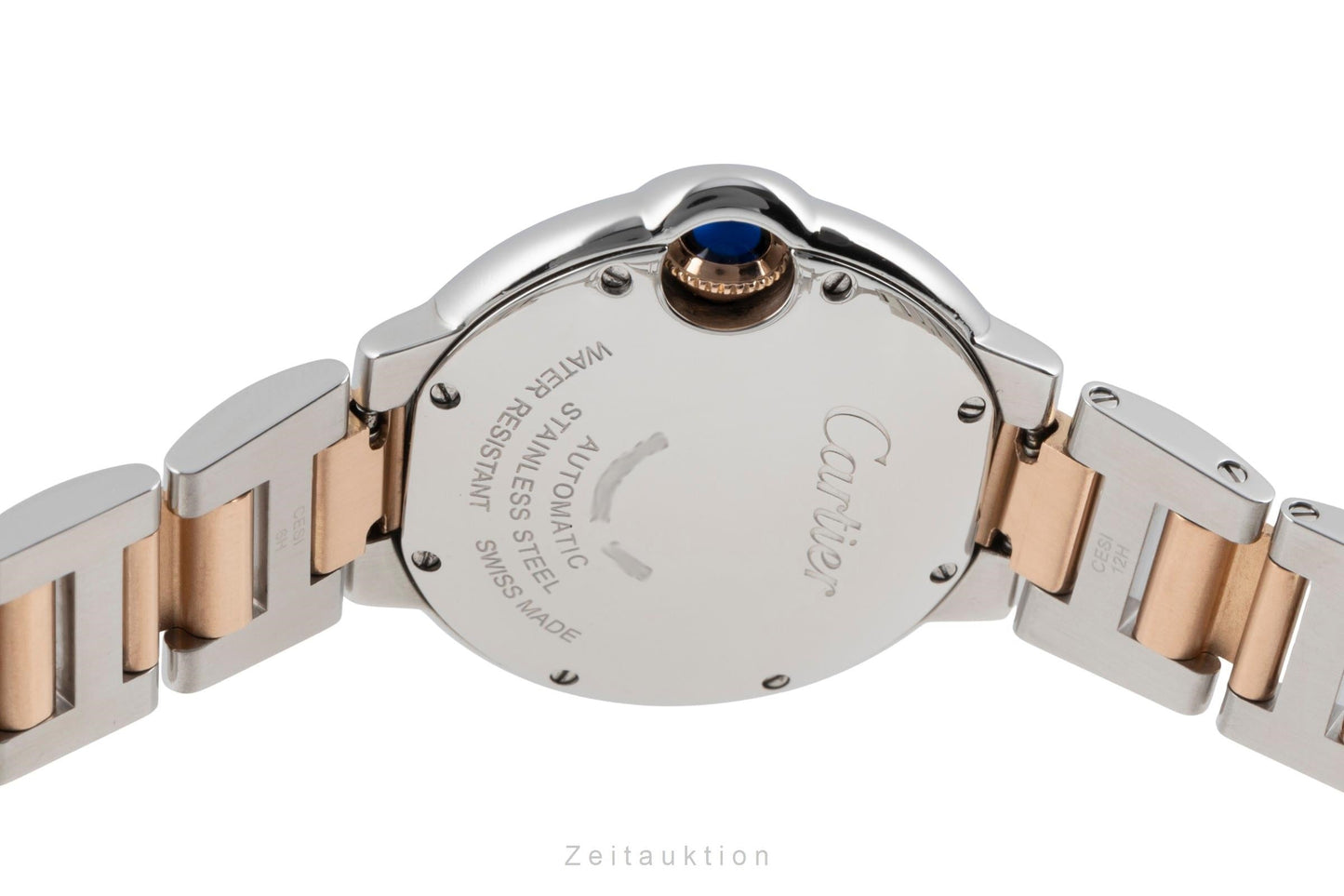 Cartier Bollon Bleu Diamant Zifferblatt Stahl Gold Automatik Ref. WE902044  [2506108]