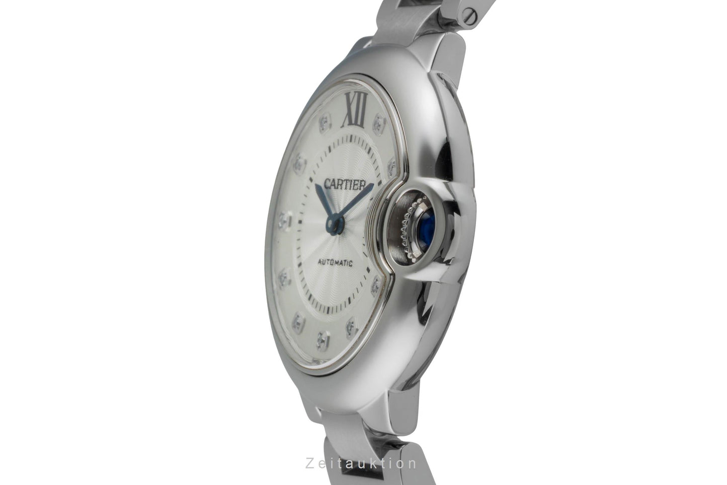Cartier Bollon Bleu Diamant Zifferblatt Stahl Gold Automatik Ref. WE902074 [2506111]