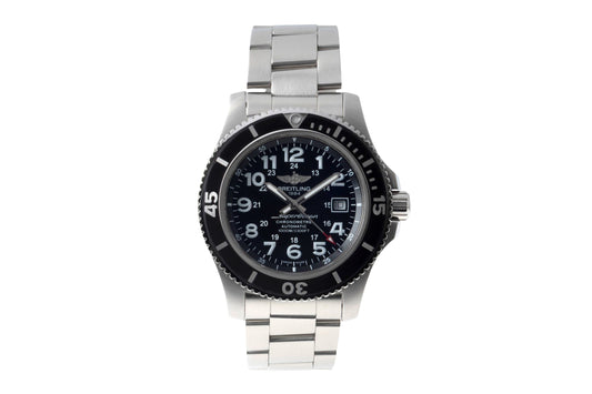 Breitling Superocean II 44 Black Automatik Stahl
