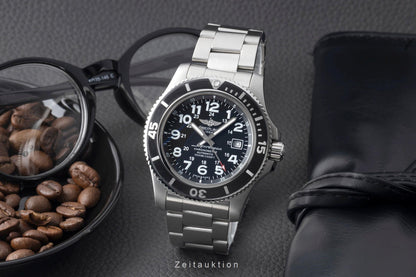 Breitling Superocean II 44 Black Automatik Stahl