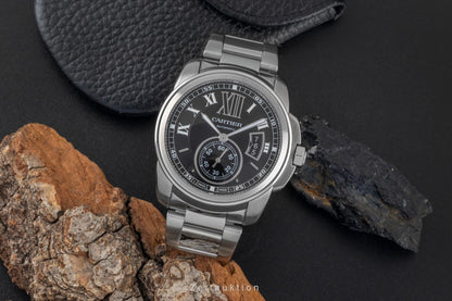 Cartier Calibre de Cartier 42 Edelstahl Automatik Herrenuhr Ref. W7100041 3389 [2507304]