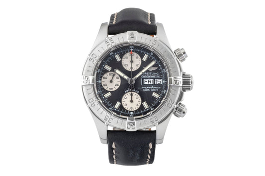 Breitling Superocean Chronograph Stahl Automatik Herrenuhr