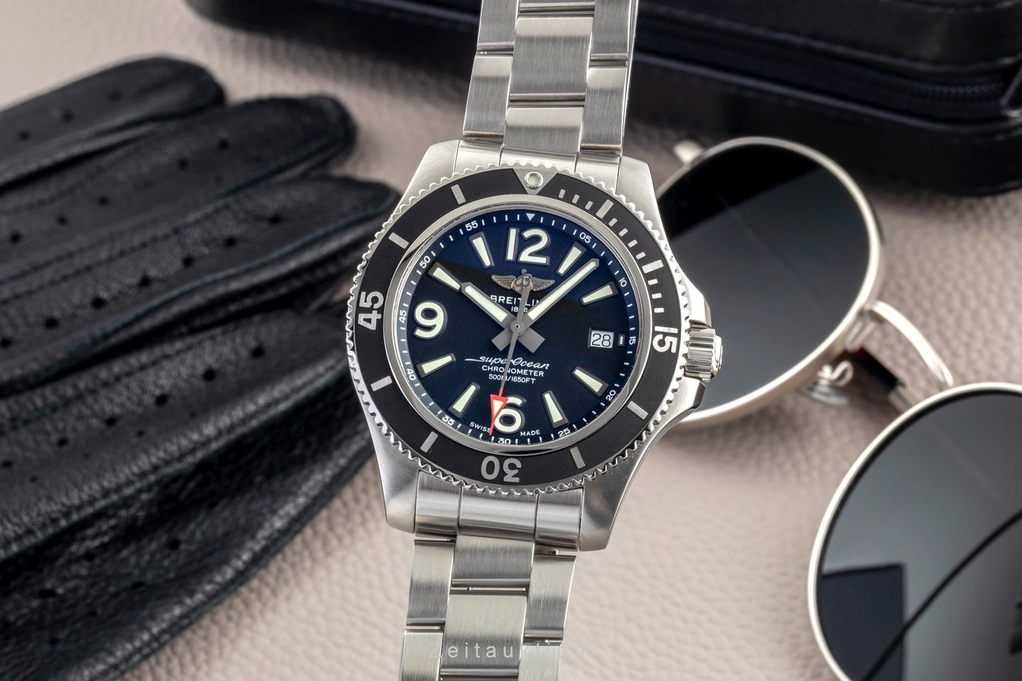 Breitling Superocean 42 Edelstahl  Automatik Herrenuhr