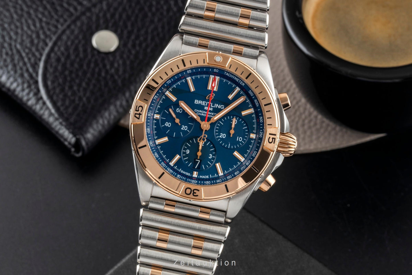 Breitling Chronomat Chronograph Stahl / Gold Automatik