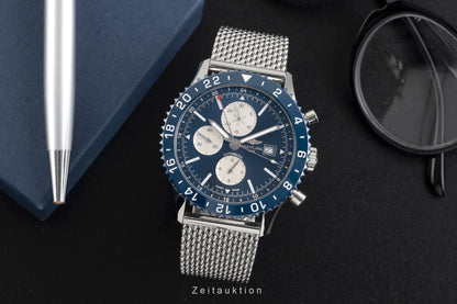 Breitling Chronoliner Chronograph Stahl Automatik Herren