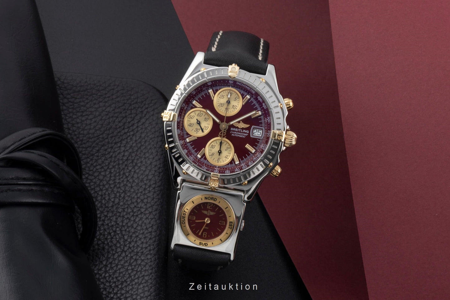 Breitling Chronomat GT UTC Chronograph Stahl / Gold Automatik Herren