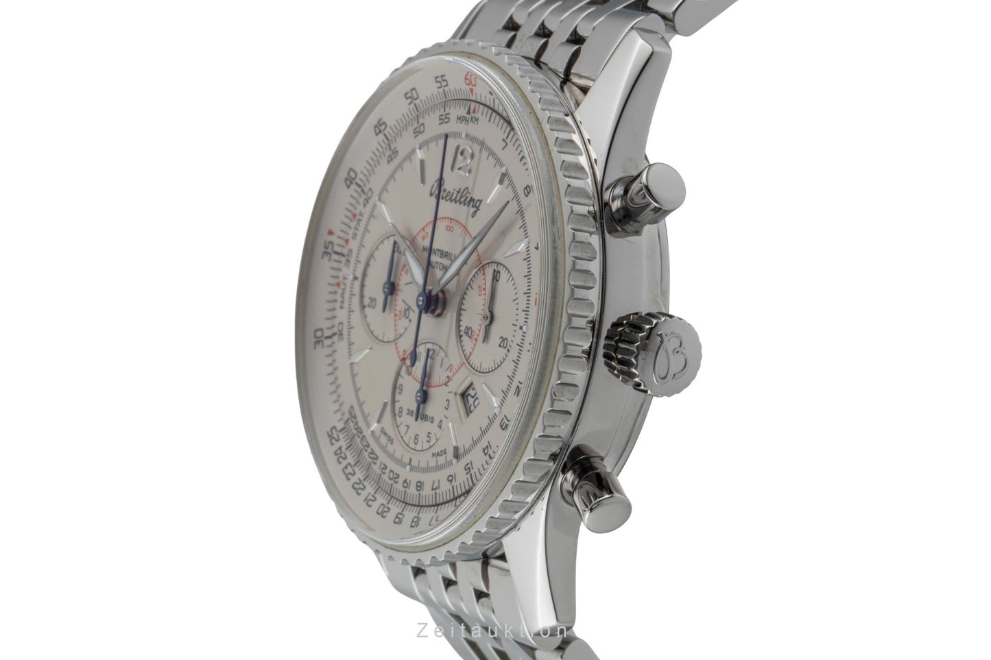 Breitling Montbrillant Chronograph Stahl Automatik Herrenuhr