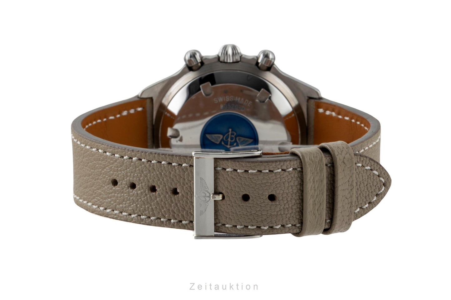 Breitling Callisto Chronograph Stahl vergoldet Handaufzug Herrenuhr