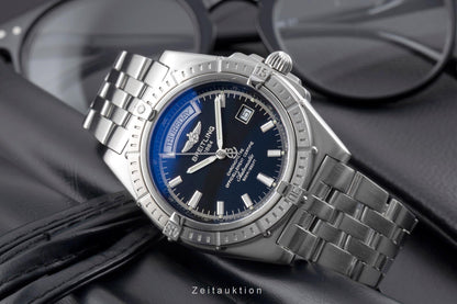 Breitling Headwind Day-Date Automatik Edelstahl Herrenuhr