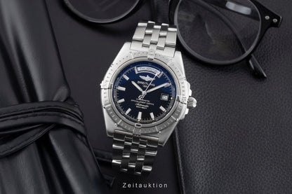 Breitling Headwind Day-Date Automatik Edelstahl Herrenuhr