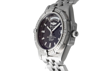 Breitling Headwind Day-Date Automatik Edelstahl Herrenuhr