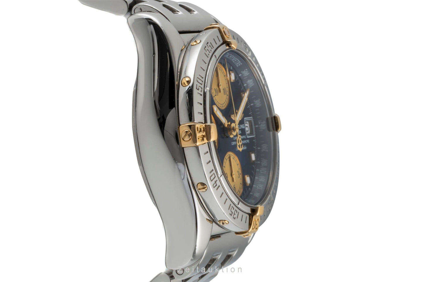Breitling Cockpit Chronograph Stahl / Gold Automatik