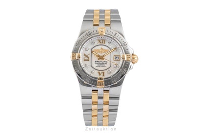Breitling Starliner Edelstahl / Gold Quarz MOP Dial Diamonds Damen
