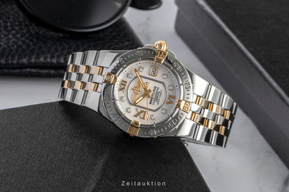 Breitling Starliner Edelstahl / Gold Quarz MOP Dial Diamonds Damen
