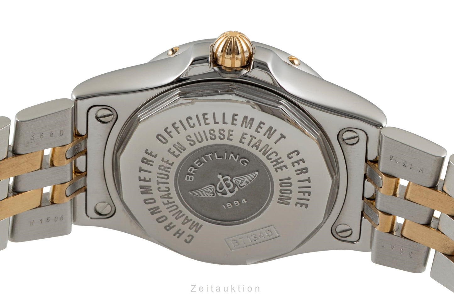 Breitling Starliner Edelstahl / Gold Quarz MOP Dial Diamonds Damen