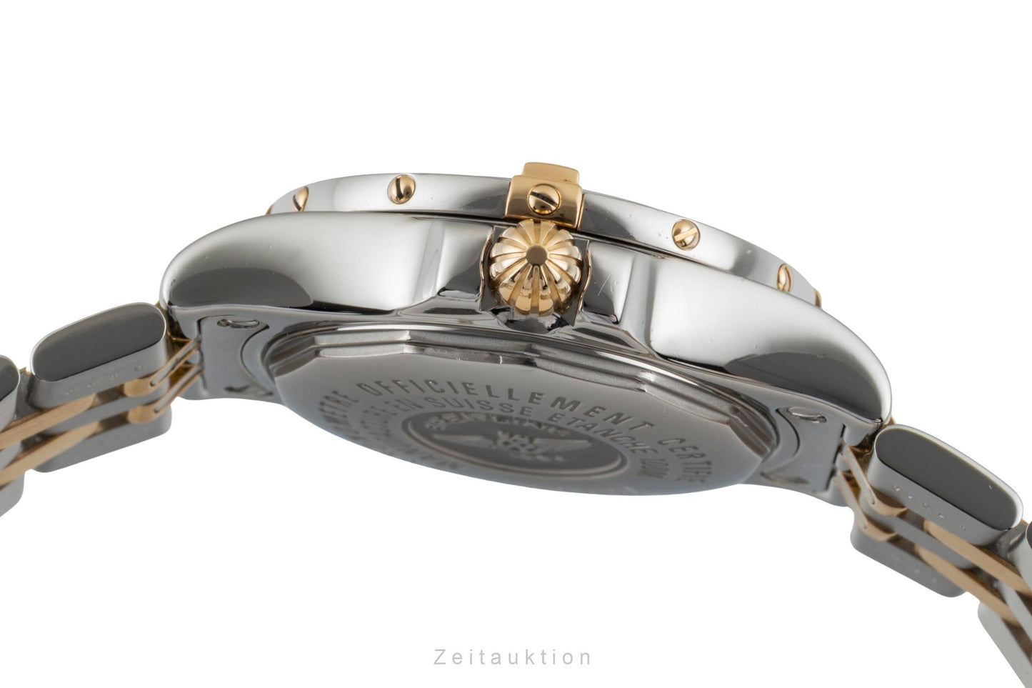 Breitling Starliner Edelstahl / Gold Quarz MOP Dial Diamonds Damen