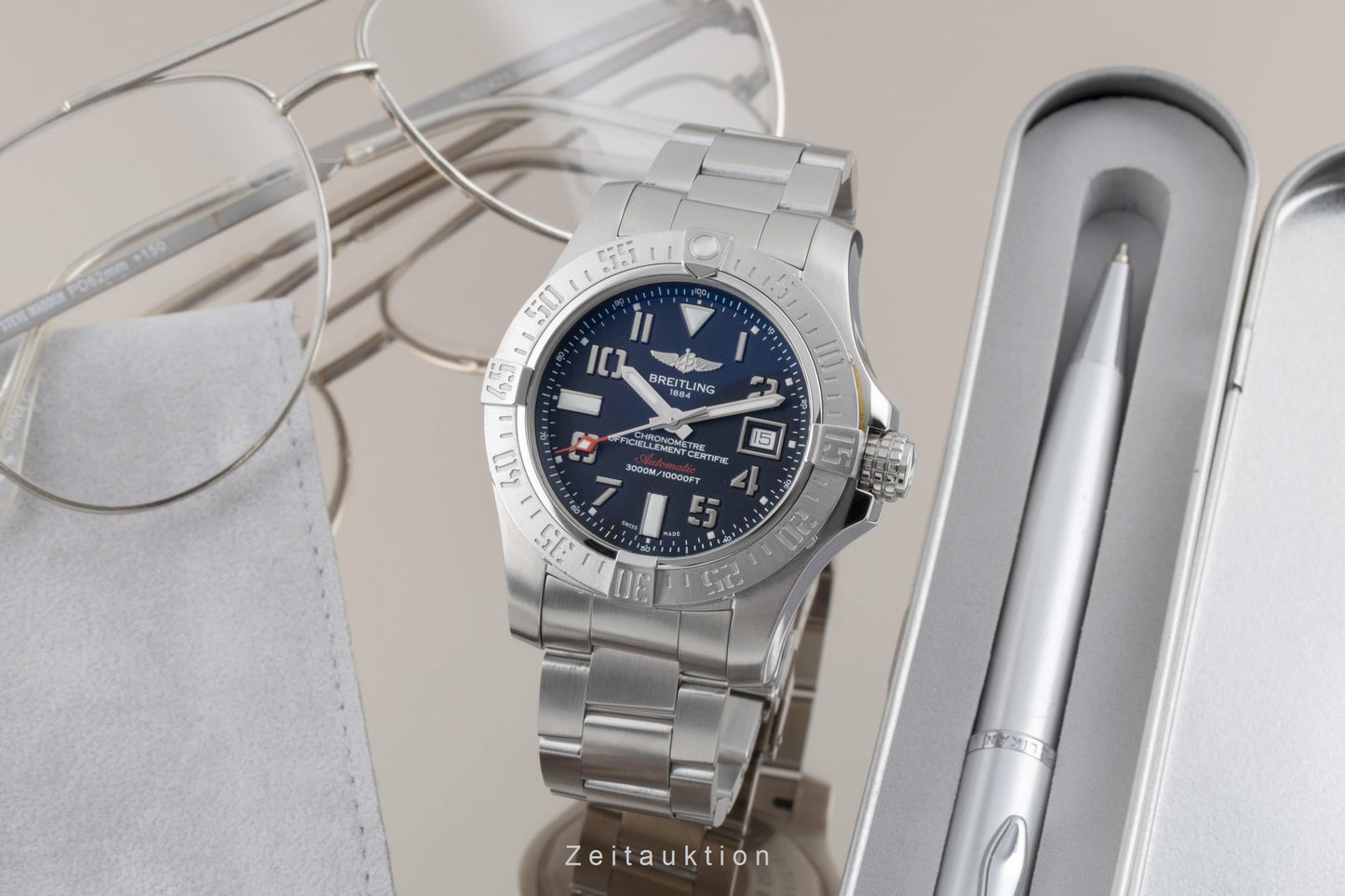 Breitling Avenger II Seawolf Stahl Automatik