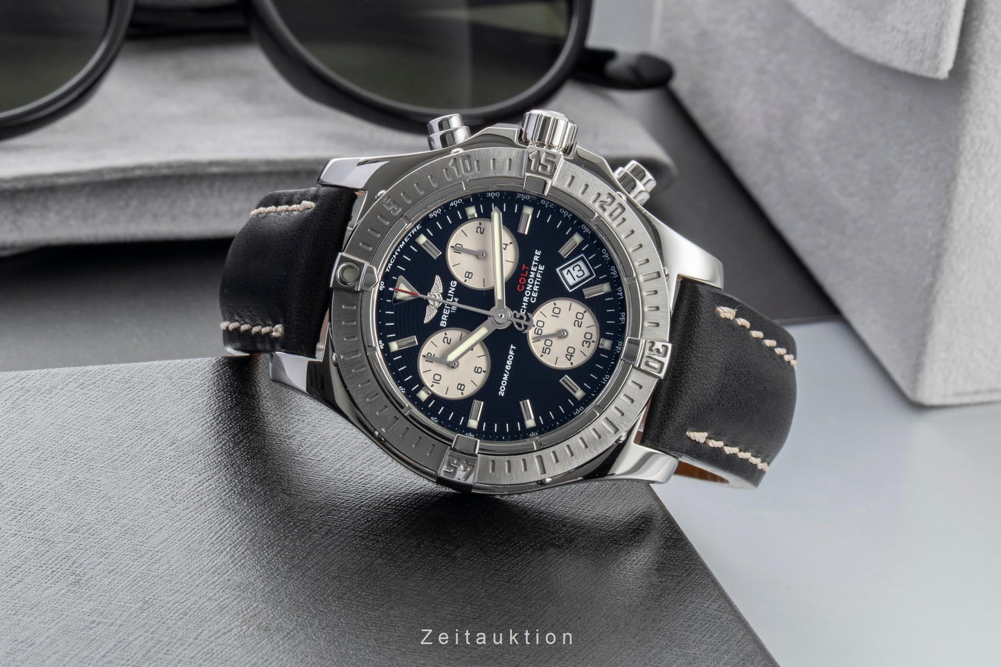 Breitling Colt Chronograph 200M Chronometer Edelstahl Herrenuhr