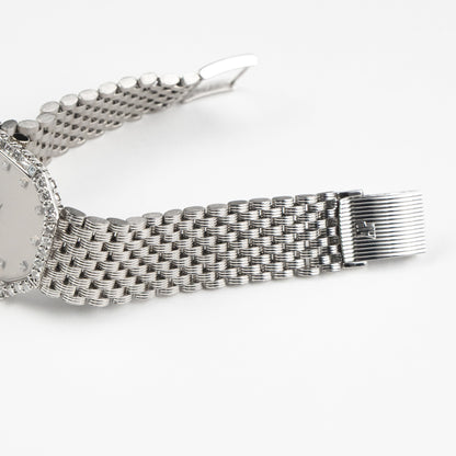 Audemars Piguet Cobra Vintage 'Ladies' White Gold Silver Diamond Dial Diamond Bezel