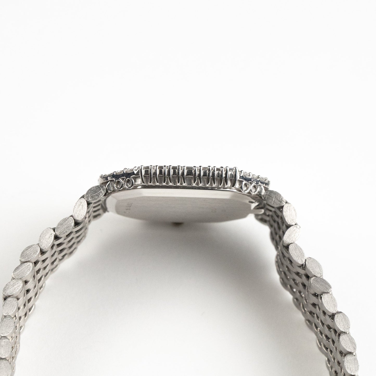 Audemars Piguet Cobra Vintage 'Ladies' White Gold Silver Diamond Dial Diamond Bezel