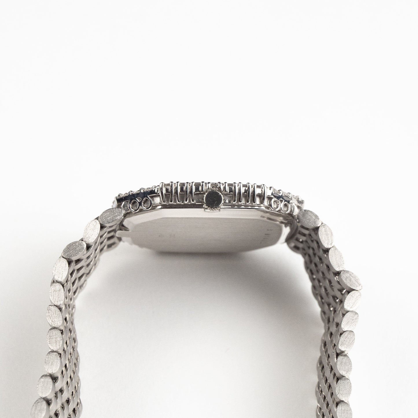 Audemars Piguet Cobra Vintage 'Ladies' White Gold Silver Diamond Dial Diamond Bezel