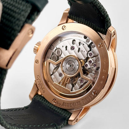 Audemars Piguet Code 11.59 15210OR.OO.A056KB.01 Rose Gold Green Dial (2024)