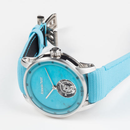 Audemars Piguet Code 11.59 26396PN.OO.D326VE.98 Flying Tourbillon White Gold Platinum Turquoise Stone Dial Limited Edition (2025)
