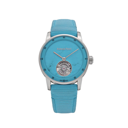 Audemars Piguet Code 11.59 26396PN.OO.D326VE.98 Flying Tourbillon White Gold Platinum Turquoise Stone Dial Limited Edition (2025)