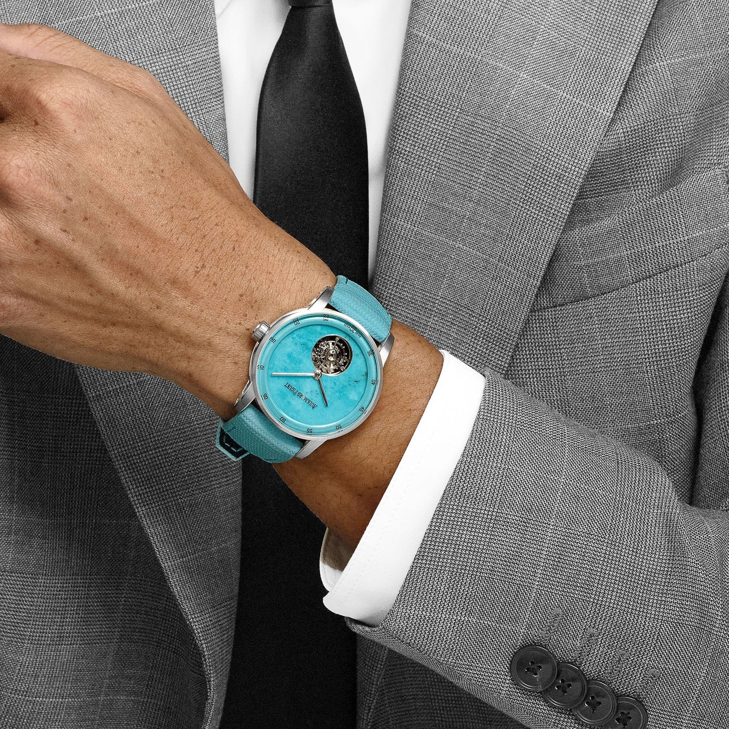 Audemars Piguet Code 11.59 26396PN.OO.D326VE.98 Flying Tourbillon White Gold Platinum Turquoise Stone Dial Limited Edition (2025)