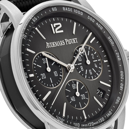 Audemars Piguet Code 11.59 26393NB.OO.A002KB.01 Selfwinding Chronograph Black Ceramic White Gold Grey Dial