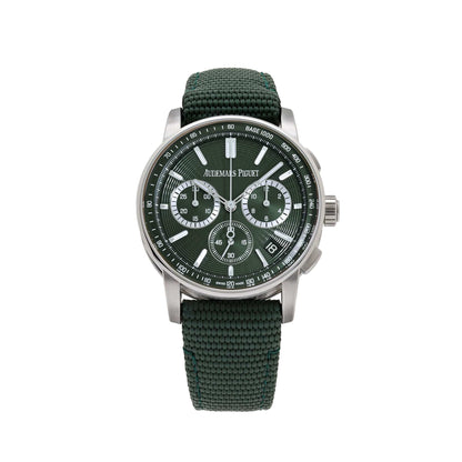 Audemars Piguet Code 11.59 Chronograph 26393ST.OO.A056KB.01 Stainless Steel Green Dial (2023)