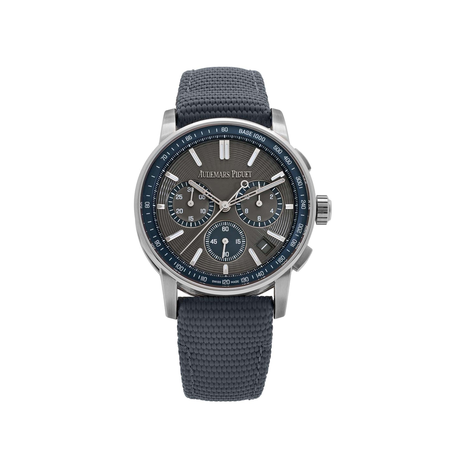 Audemars Piguet Code 11.59 Selfwinding Chronograph 26393ST.OO.A009KB.01 Stainless Steel Grey Dial Blue Accents (2025)