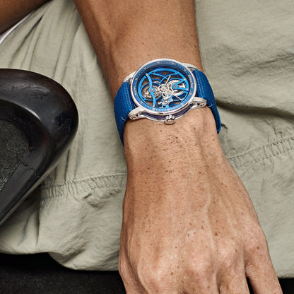 Audemars Piguet Code 11.59 Tourbillon Openworked 26600NB.OO.D346KB.01 White Gold Blue Ceramic Limited Edition of 50