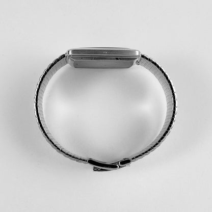 Audemars Piguet Jumbo Square White Gold Silver Diamond Dial