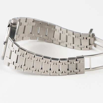 Audemars Piguet Royal Oak 15088ST.ZZ.0789ST.01 'Ladies' Stainless Steel Blue Diamond Dial Diamond Bezel