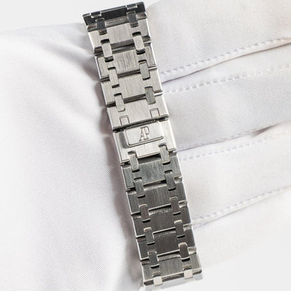 Audemars Piguet Royal Oak 15088ST.ZZ.0789ST.01 'Ladies' Stainless Steel Blue Diamond Dial Diamond Bezel