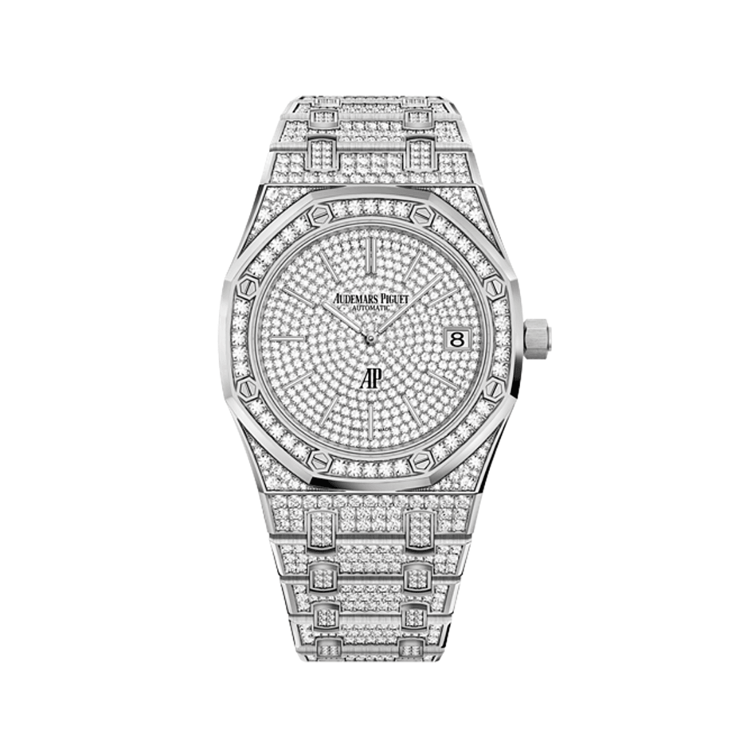 Audemars Piguet Royal Oak 15202BC.ZZ.1241BC.01 'Jumbo' Extra-Thin Diamond Set Limited Edition