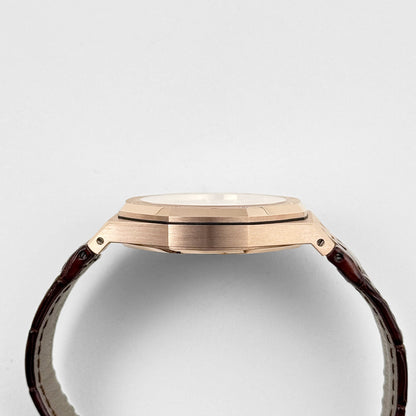 Audemars Piguet Royal Oak 15400OR.OO.D088CR.01 Selfwinding Rose Gold Silver Dial